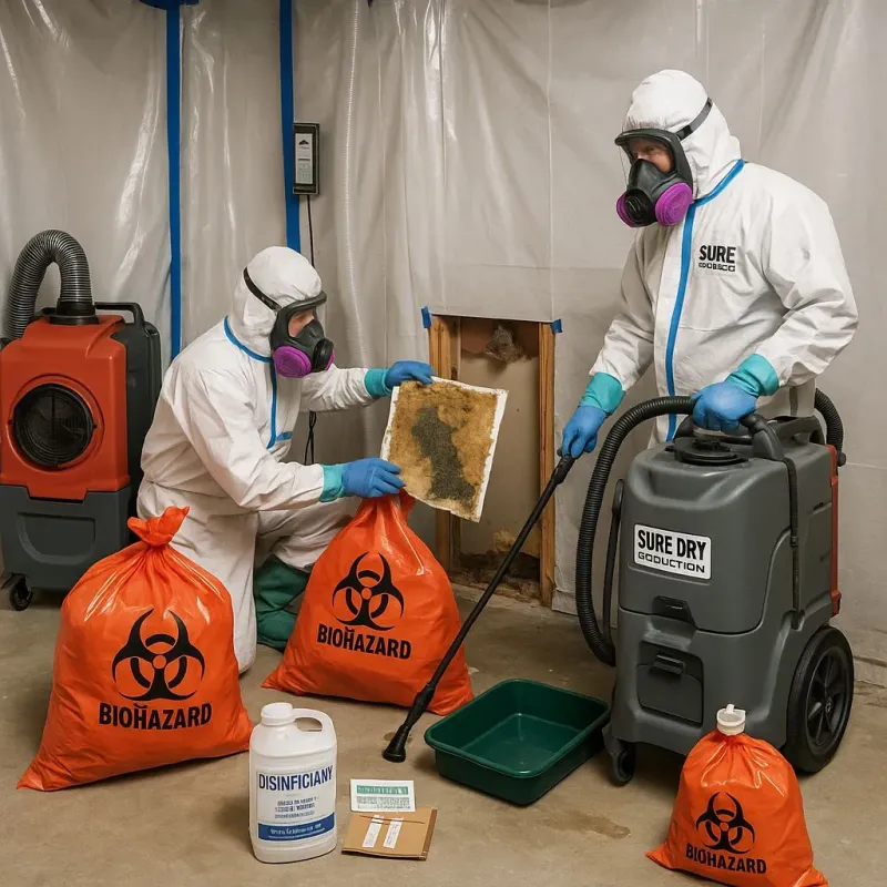 Contaminated Water Handling Protocols process in Vega Baja, PR